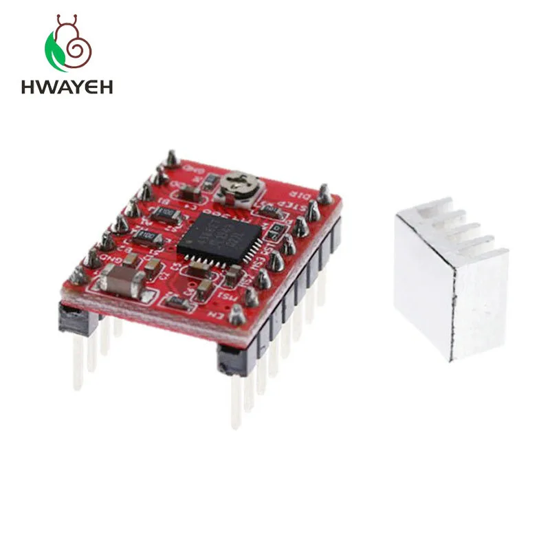Модуль шагового двигателя Reprap A4988 с радиатором для arduino 1 шт.|p p| |