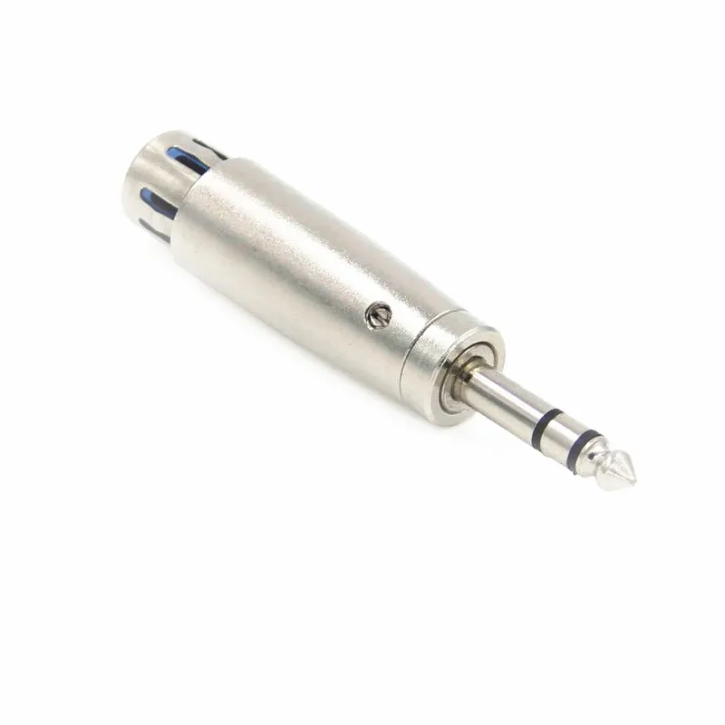 10 шт./лот хорошее качество 3Pin XLR разъем адаптера для стереомикрофона 6 35