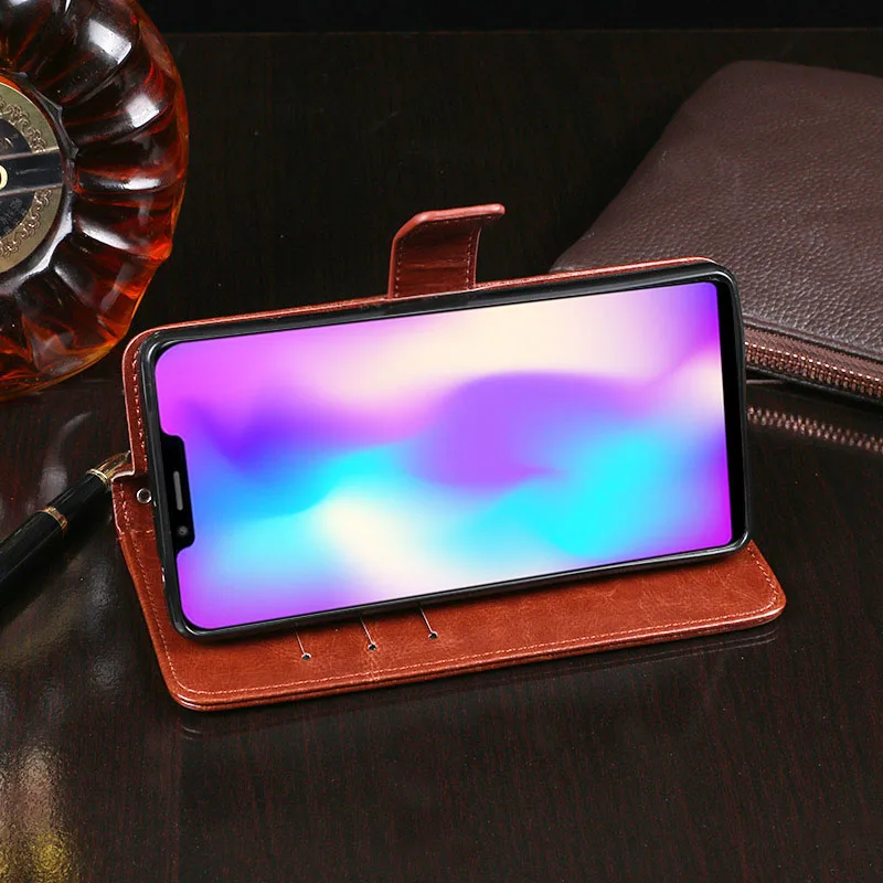 Роскошный кожаный чехол с откидной крышкой для Leagoo S9 кейс телефона модный Ультра