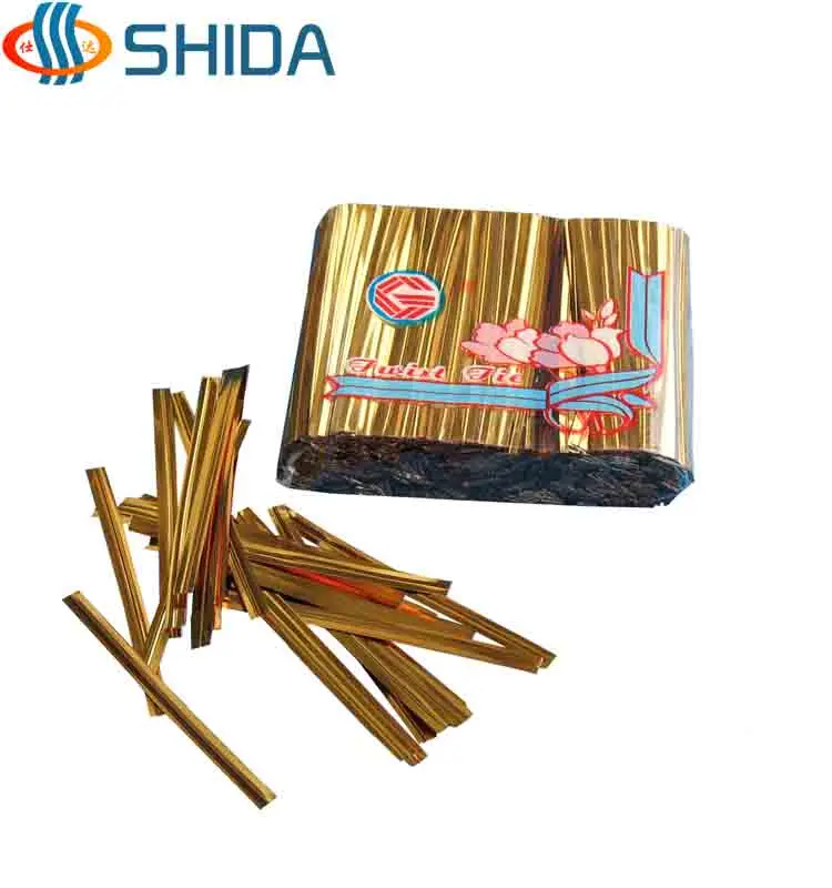 14 см длина 5000 шт золотой галстук провод золотые кабельные стяжки связывающая