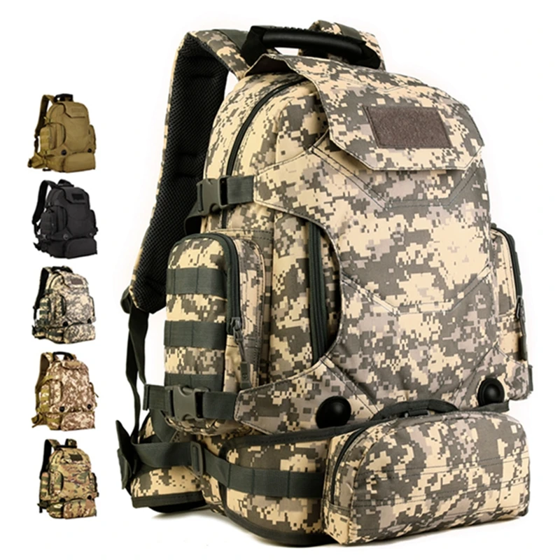 Beste Militaire Tactische Rugzak Grote Canvas Leger Assault Pack Waterdichte Outdoor Tas Rugzakken Voor Outdoor Wandelen Camping Rugzakken