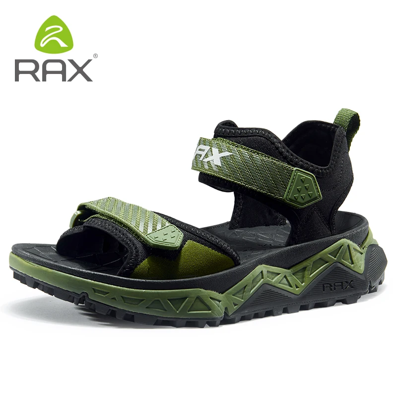 Yinbilv sandals men RAX/Новинка; дышащие сандалии для мужчин и женщин; сезон лето; прогулочная обувь; пляжные сандалии на платформе; Мужская обувь для ходьбы; мужские сандалии; Mujer - Цвет: Yinbilv sandals men