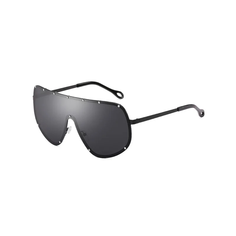 

2018 New Fashion Sunglasses Men Designer Oversized Pilot Sunglasses Women locomotive Metal Frame Mirror Sun Glasses JY66153