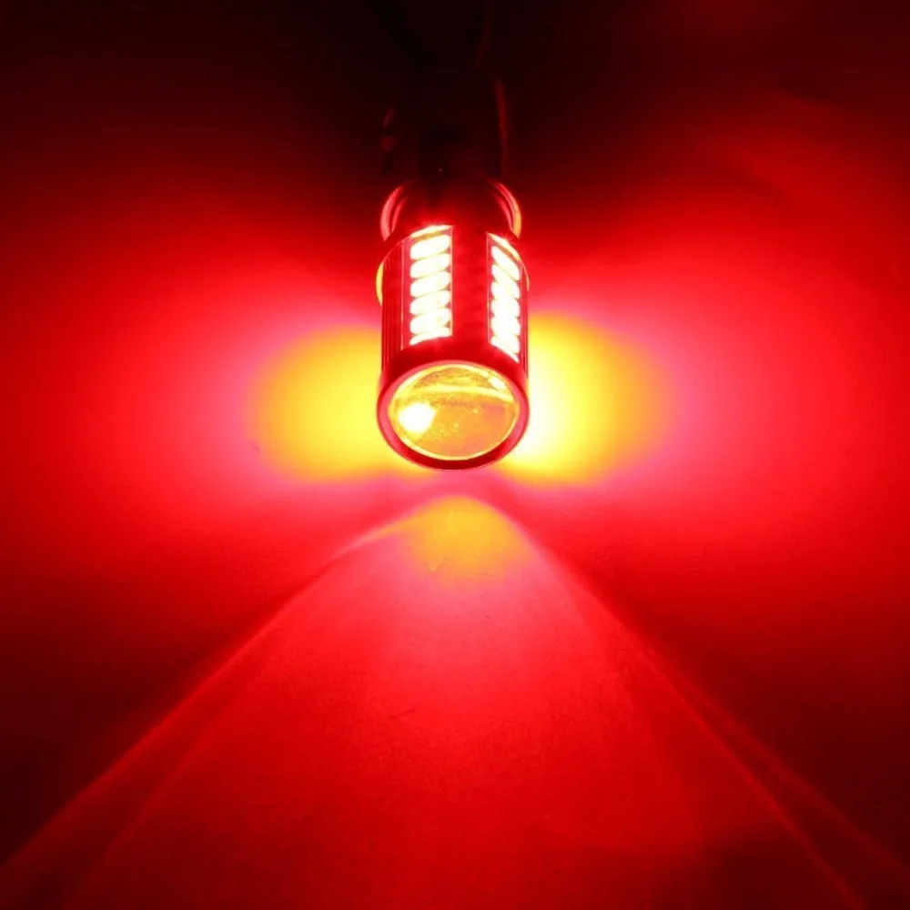 Suntur 2 шт. Авто 1157 led BAY15D P21/5 Вт стробоскоп со вспышкой тормозной мигать лампочка