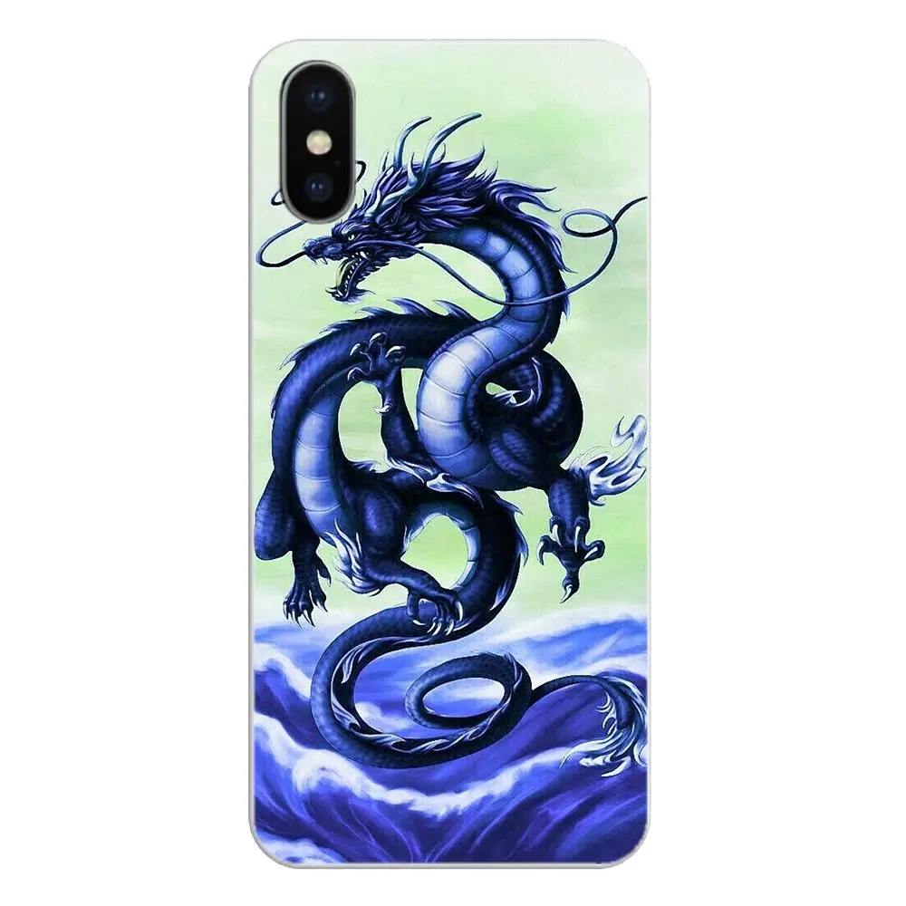 Силиконовый чехол для телефона Apple iPhone 4 4S 5 5S 5C SE 6 6S 7 8 X XR XS Plus MAX Dragon Masters на