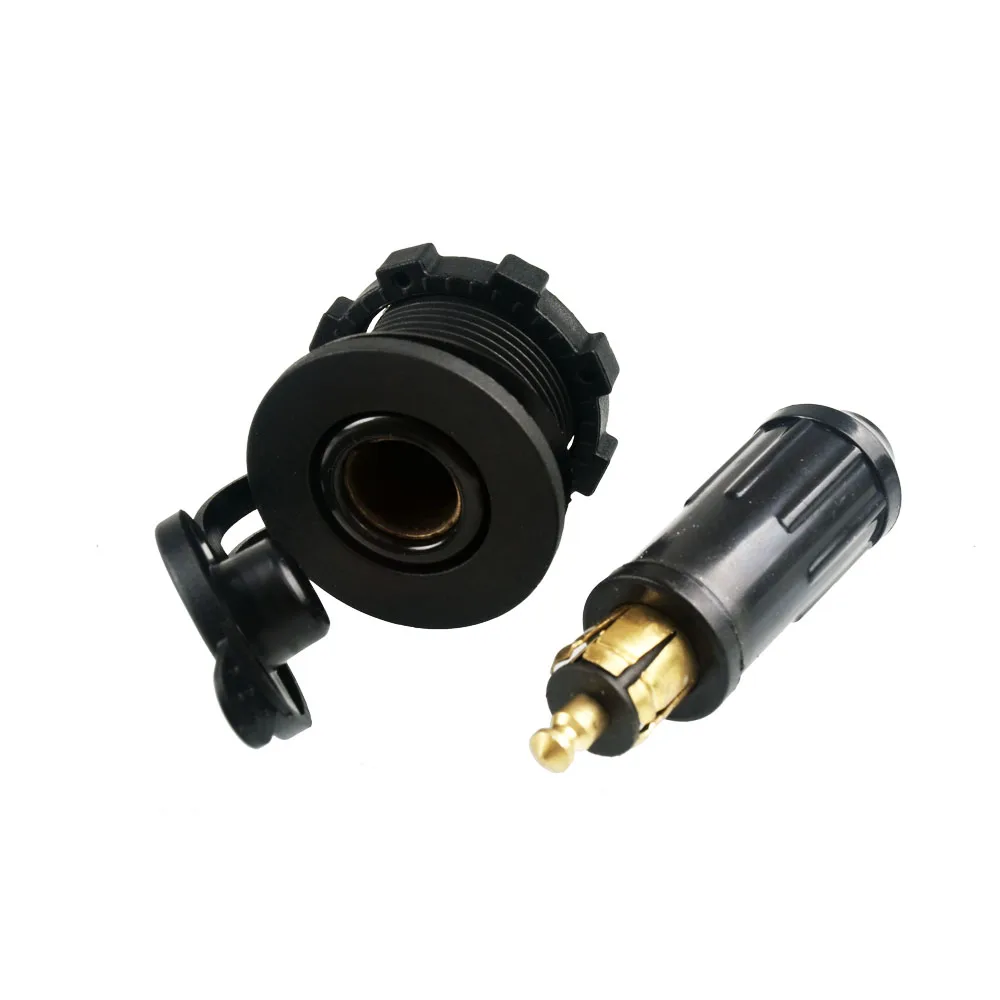 

Car and Motorcycle Cigarette Lighter Plug Car Charger European Standard For BMW Motorcycle Plug Female Seat 12-24V