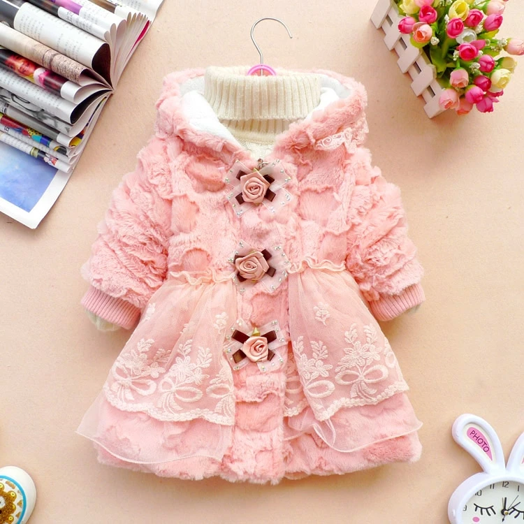 Верхняя одежда зимние детские для девочек пальто Детская зимняя верхняя худи с