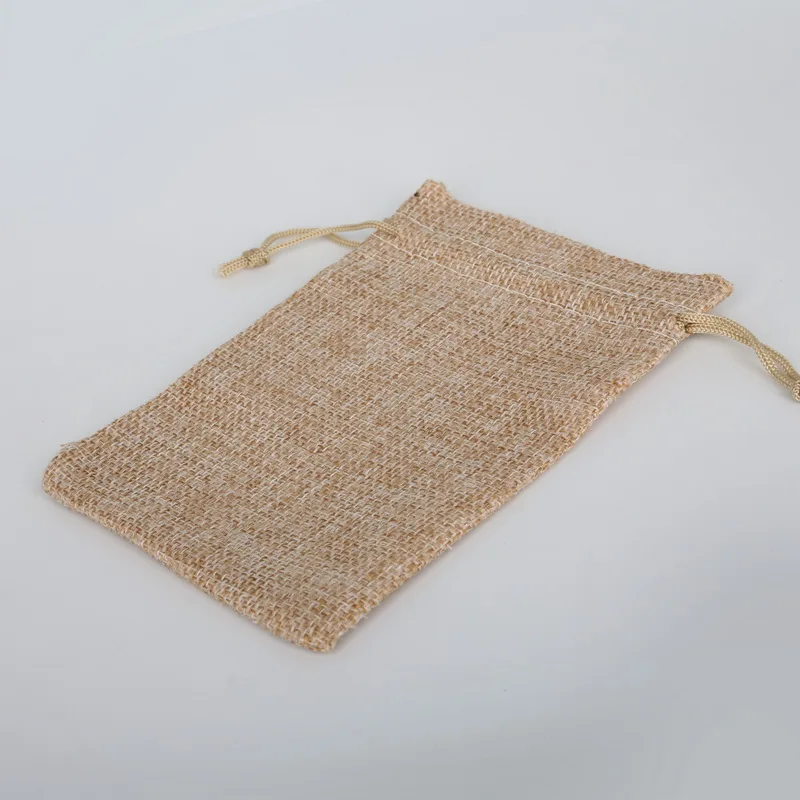 Льняные Подарочные мешки из хлопка 10 х1 4 см держатель для свадебных торжеств