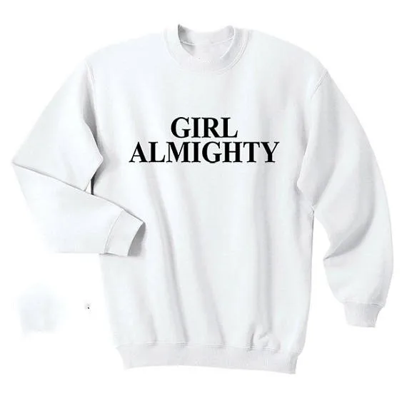 

Girl Almighty sweatshirt Stiles Stilinski Shirt Crewneck Sweatshirt Unisex More Colors casual tops girl power sweatshirt tops