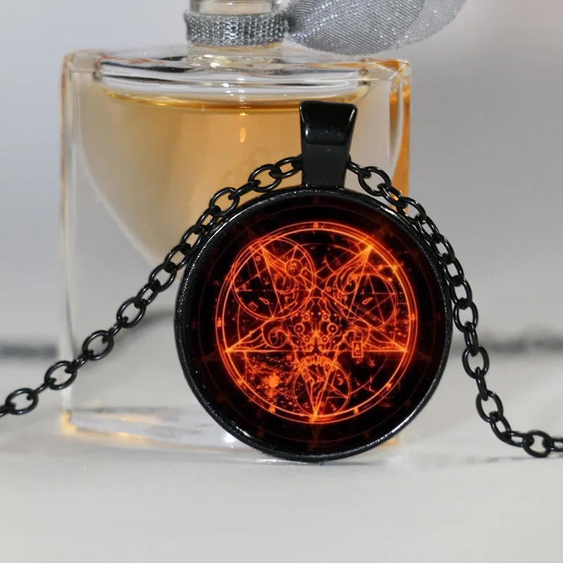 Модные ювелирные изделия Сладкая пентаграмма Baphomet арт Логотип Подвески