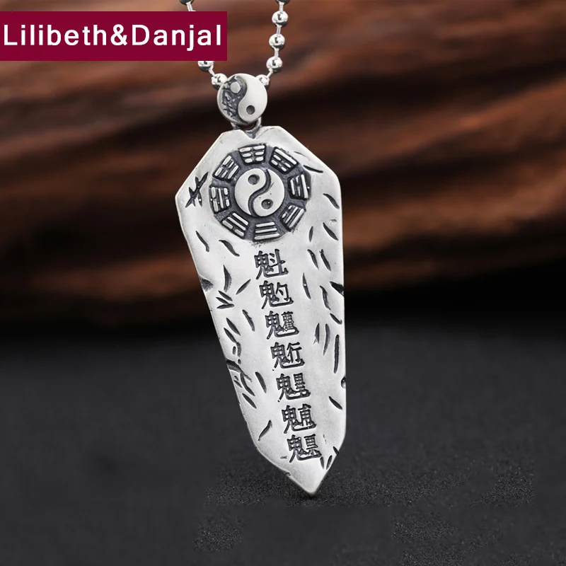Мужское и женское ожерелье с подвеской из серебра 100% пробы|fine jewelry|chain necklacemen necklace |