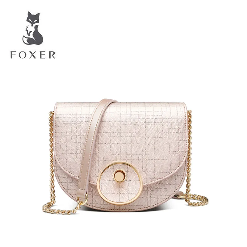 Коровья кожа сумка 2019 новая волна Корейская версия простой дикий через плечо