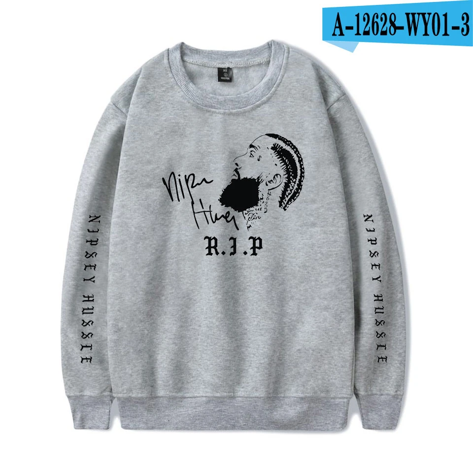 Толстовка Rep Nipsey Hussle Женская/мужская повседневная весенняя одежда новая горячая распродажа монолитные толстовки с длинными рукавами принт плюс размер - Цвет: Многоцветный