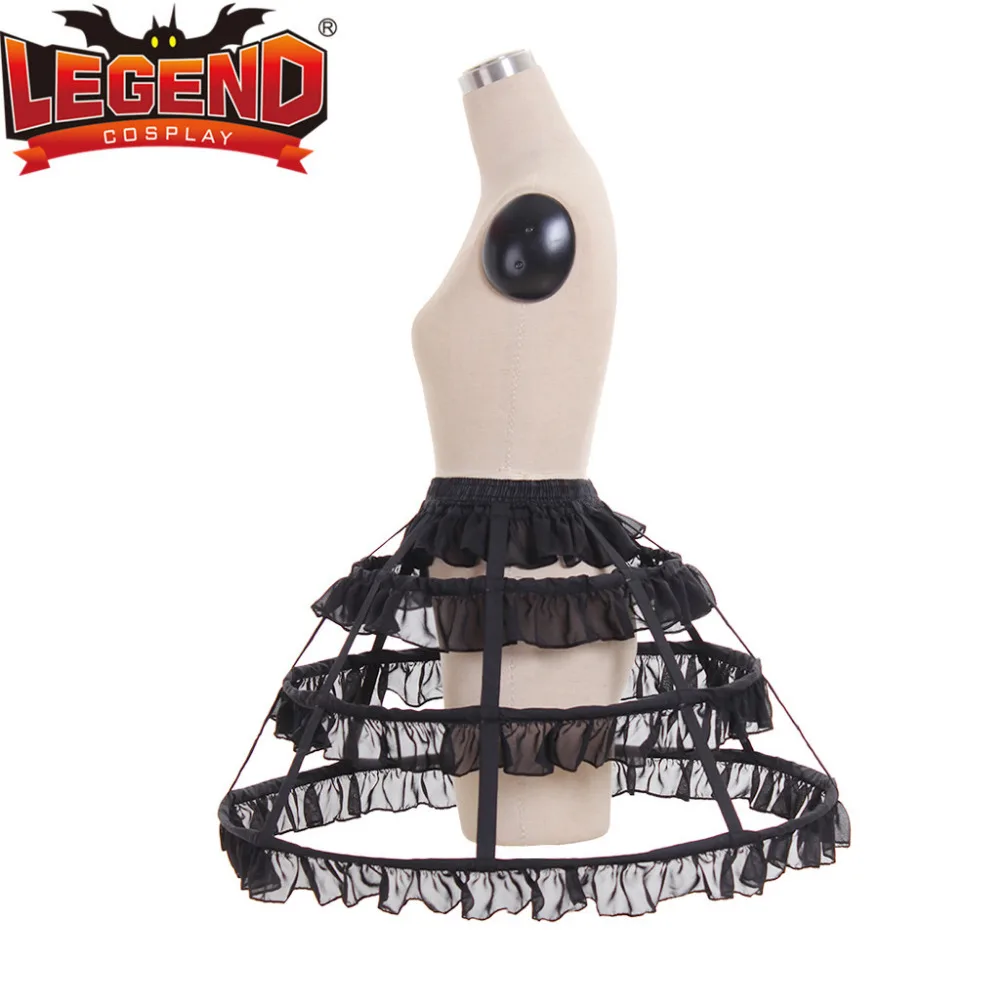 Женская короткая юбка пачка с 4 оборками черная мини в готическом стиле|mini skirt|mini