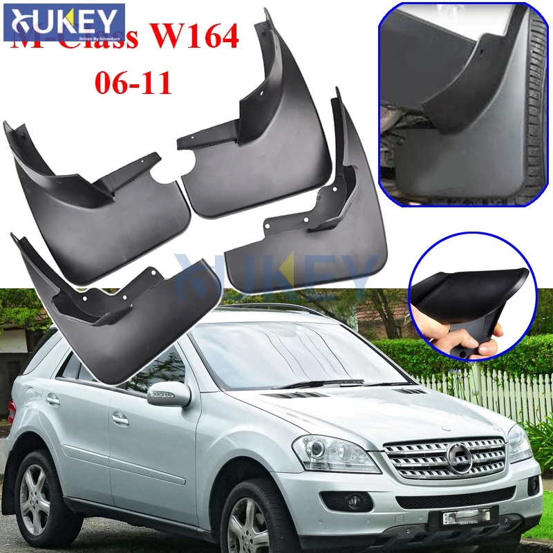Аксессуары Брызговики для Benz M класс M-Класс W164 2006-2011 мл ML350 ML500 Брызговики 2010 2009 2008 07