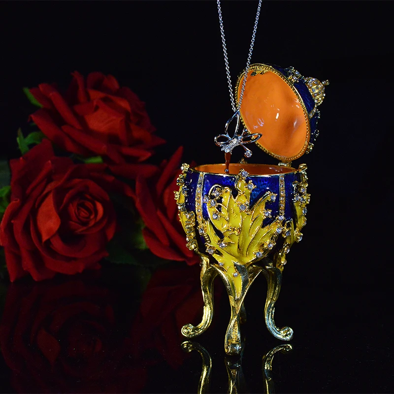 Qifu домашний модный металлический религиозный талисман Коллекция декора qifu Faberge яйцо домашний декор