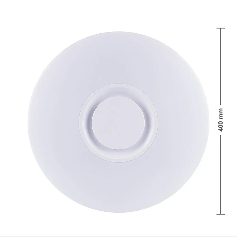 all white APP светодиодный музыкальный потолочный светильник с Bluetooth динамиком 24 Вт современный Rubik поверхностный монтаж светодиодный светильник RGB пульт дистанционного управления домашний вечерние светильник - Цвет корпуса: all white