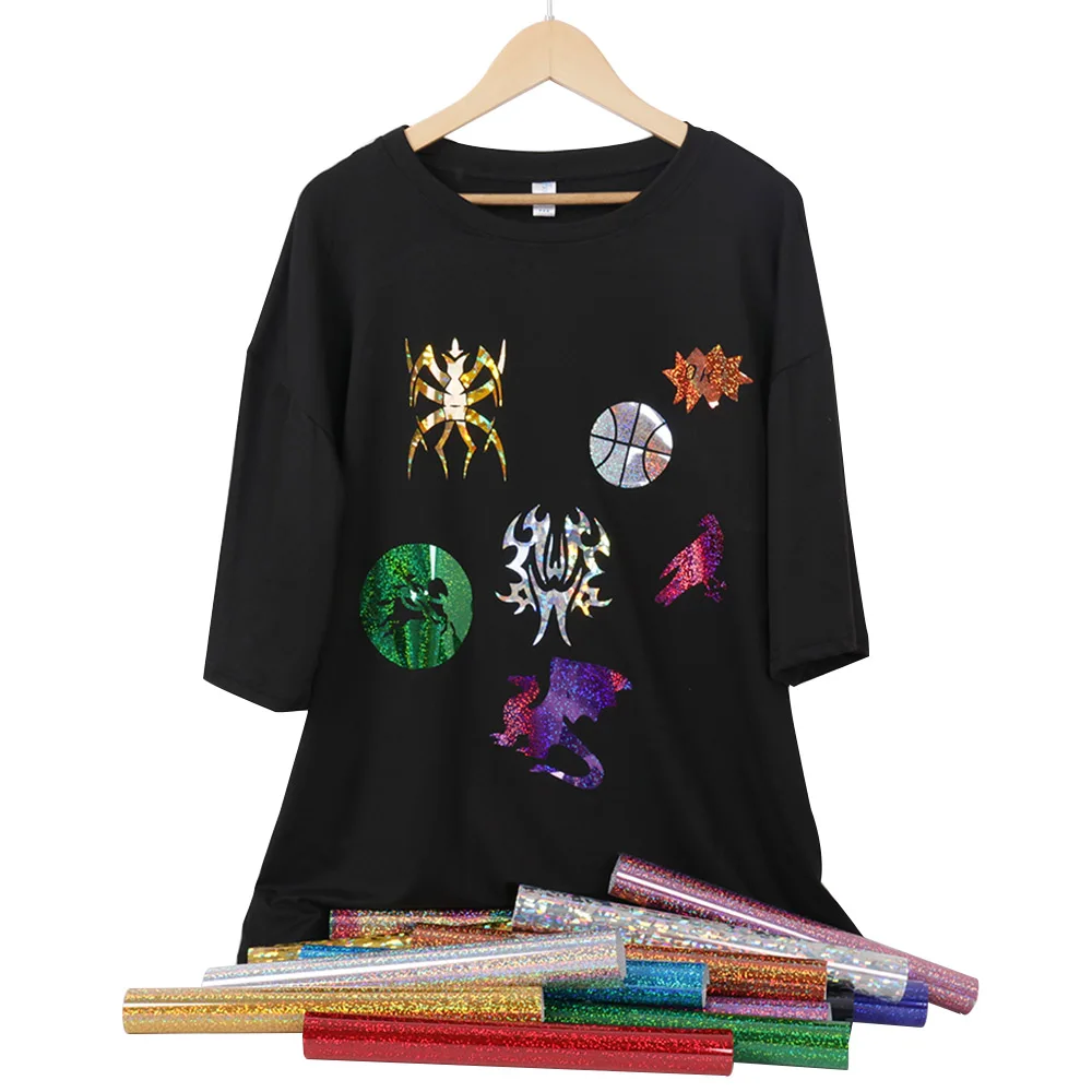 A4 Размер голографическая теплопередача виниловая Железная Ткань HTV пресс резак