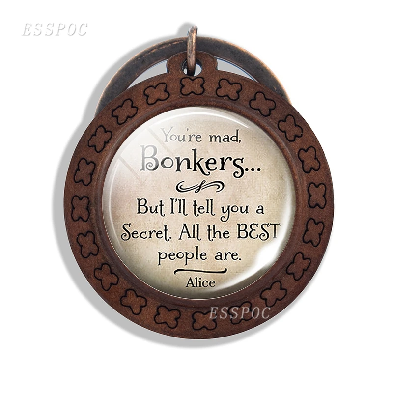 2019 винтажный деревянный брелок с надписью стеклянный купол Деревянные ювелирные