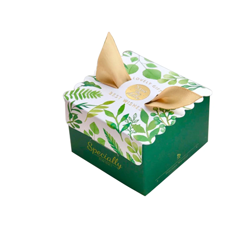 50PCS/lot Creative gift Bags Paper Square Candy Sweet Gift Favors Boxes Wedding Party Favor for Valentine's Day decoration | Дом и сад