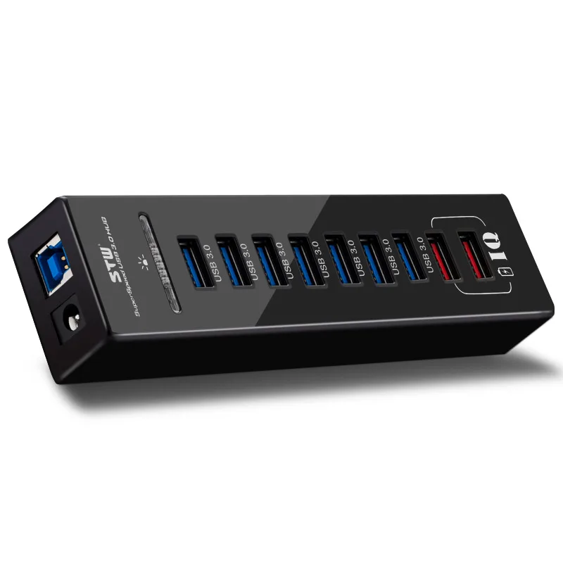 USB зарядный концентратор 7 портов 3 0 с источником питания 2 порта IQ зарядка 2.4A