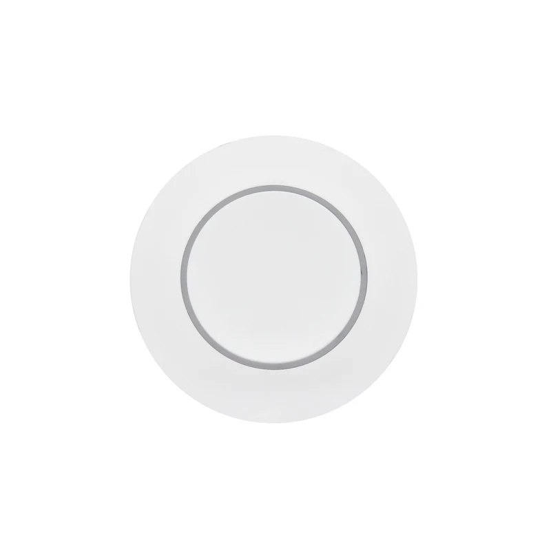 White-1button 433 МГц круглый пульт дистанционного управления, 1 кнопка, легко носить с собой, 12 В беспроводной пульт дистанционного управления, чип передатчика EV1527, обучающий Тип kktnnkg - Цвет: White-1button
