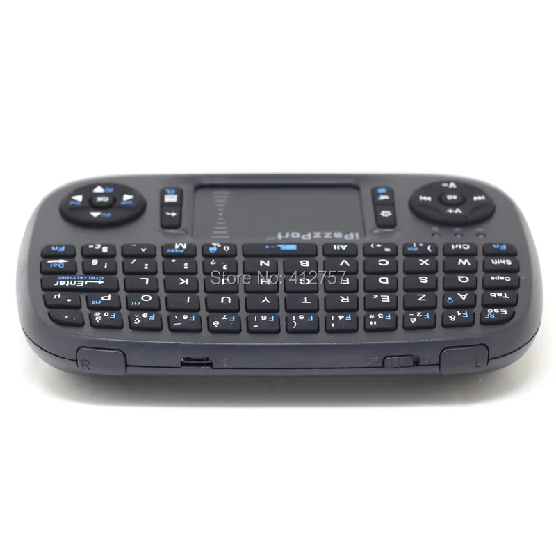 [Free DHL] iPazzPort(21TL) 2.4G Mini Wireless French Keyboard+Air Mouse+TouchPad Built-in Backlight High Quality- 30pcs