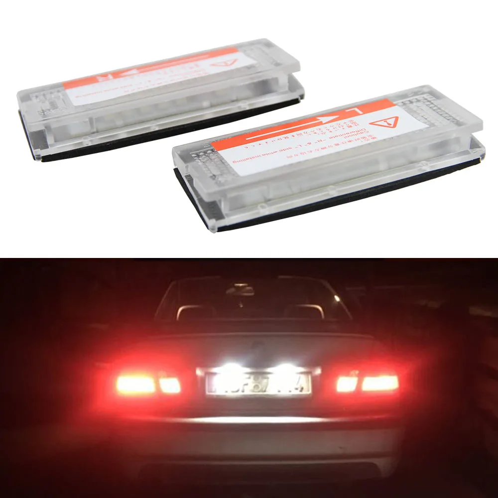 2x светодиодный номерной знак светильник для BMW E46 3 серии 4D седан 5D Touring 98 05 OEM