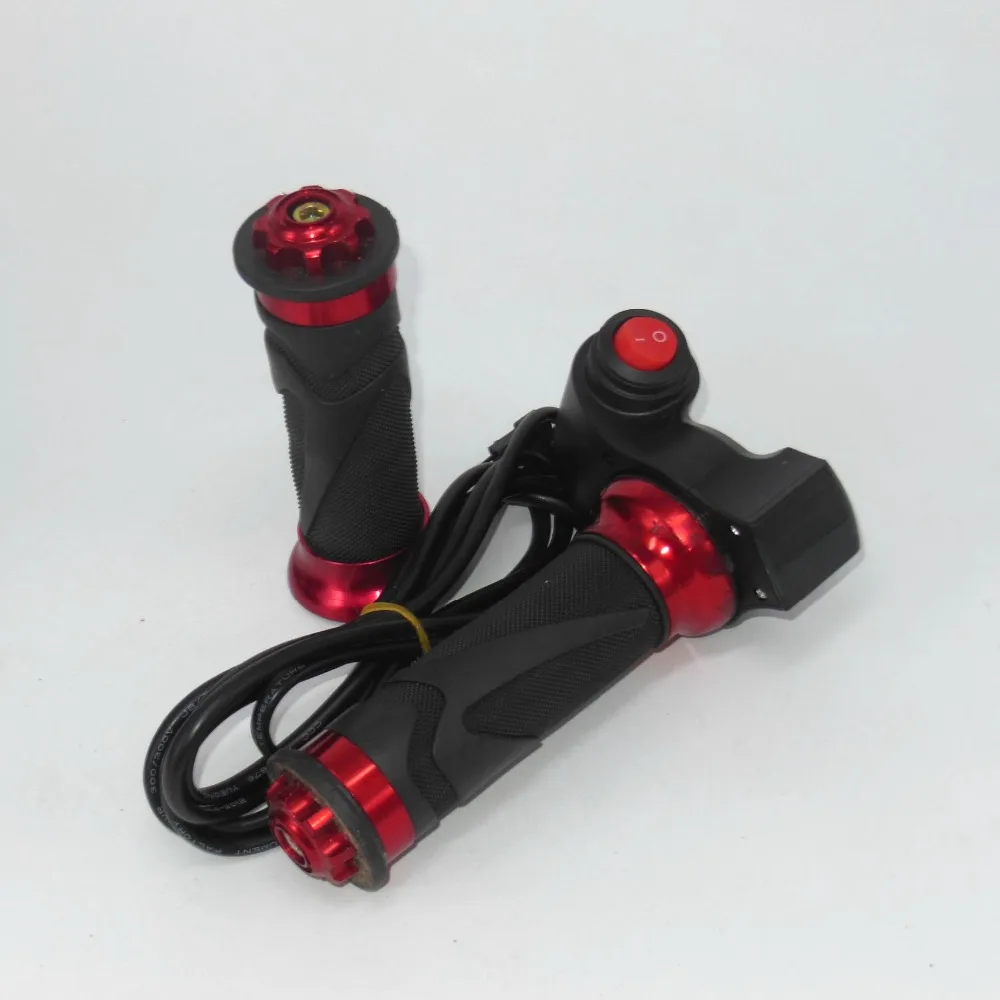 12 V-84 V evfitting стиль зажигания газовой ручка с индикатор заряда батареи Алюминий сплав с электрическим приводом велосипед дроссельной заслонки