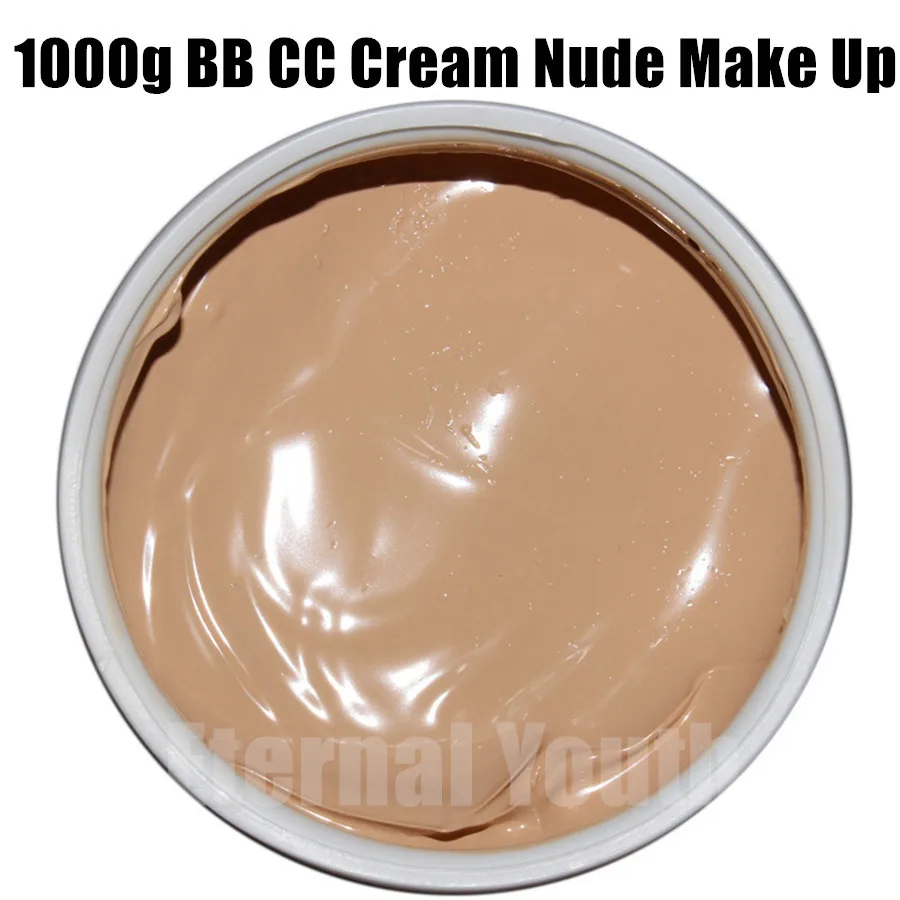 Pure Mineral CC BB Cream 1000g Nude Makeup Concealer Isolation Whitening Moisturizing Cosmetics Beauty Salon Care Equipment OEM