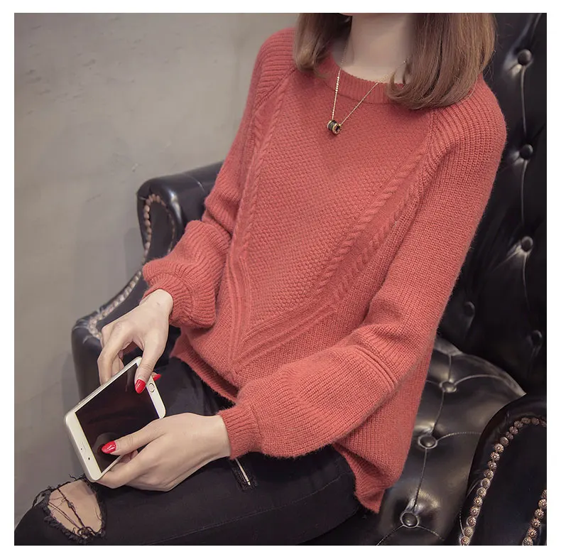 Women Casual Knitwear 2020 Autumn Pullover O Round Neck Long Sleeve Fashion Winter Pullovers | Женская одежда