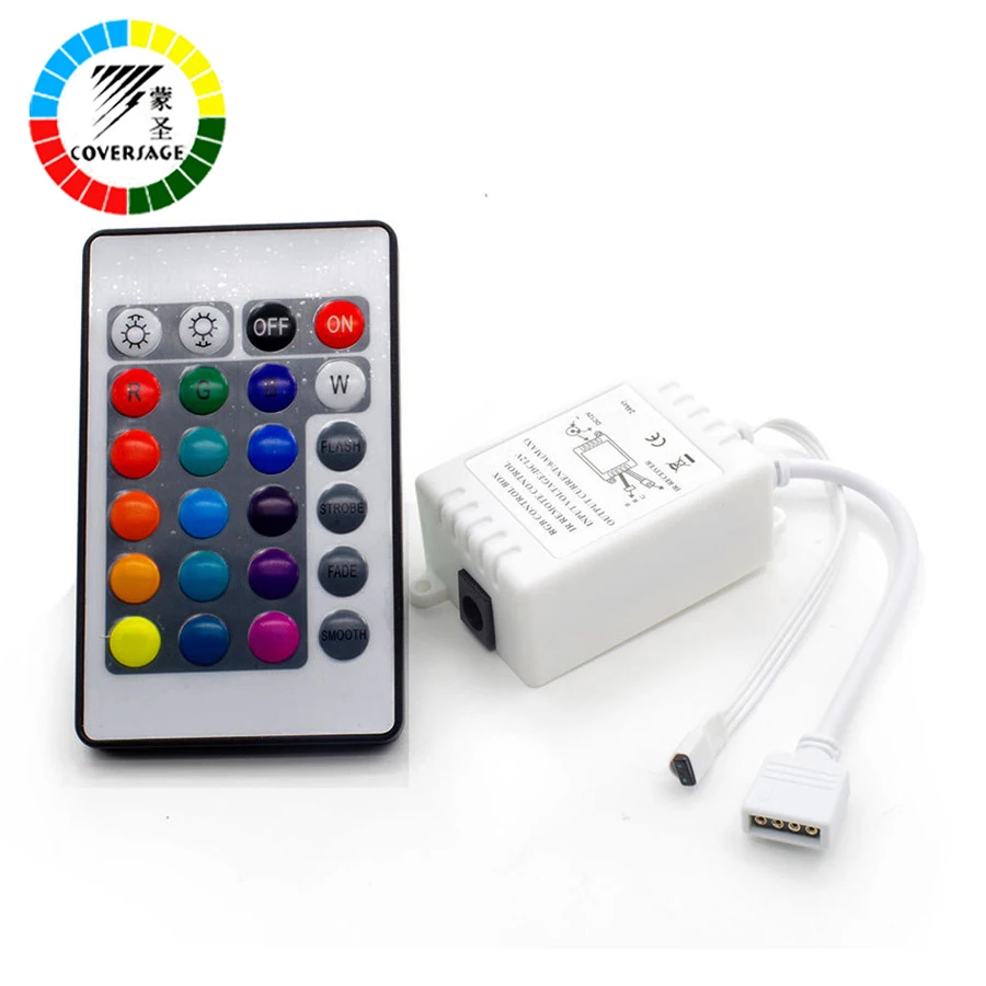 Coversage пульт дистанционного управления RGB 24 клавиши ИК-пульт + подходит для