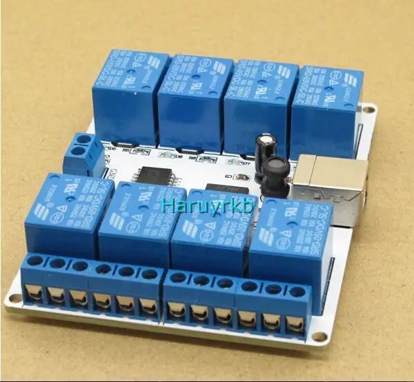 8ch dc 12V релейный модуль USB Opto couple для ПК компьютера r3 Robotics|Интегральные схемы| |