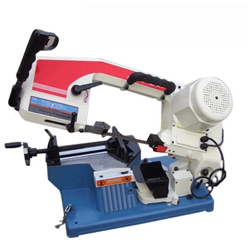 Multi-function Band Saw Machine  Mechanical Portable Metal Cutting Machine Low Noise Small Metalworking Sawing Machine