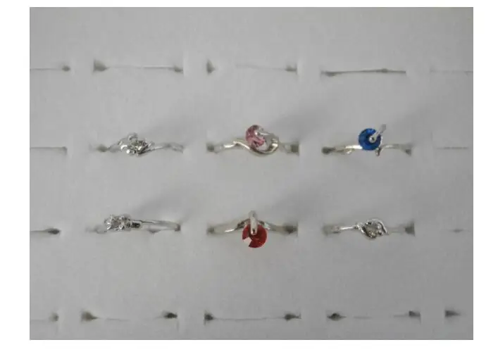 JZ 004 2017 подарок Роскошная Мода День рождения кольцо с кристаллами ювелирные