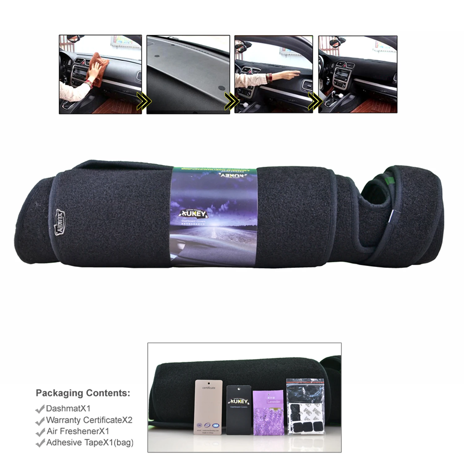 

Xukey Dashboard Cover Dashmat Dash Mat Pad Sun Shade Dash Board Cover Fit For Hyundai Solaris Accent Verna 2012-2015 2016 2017