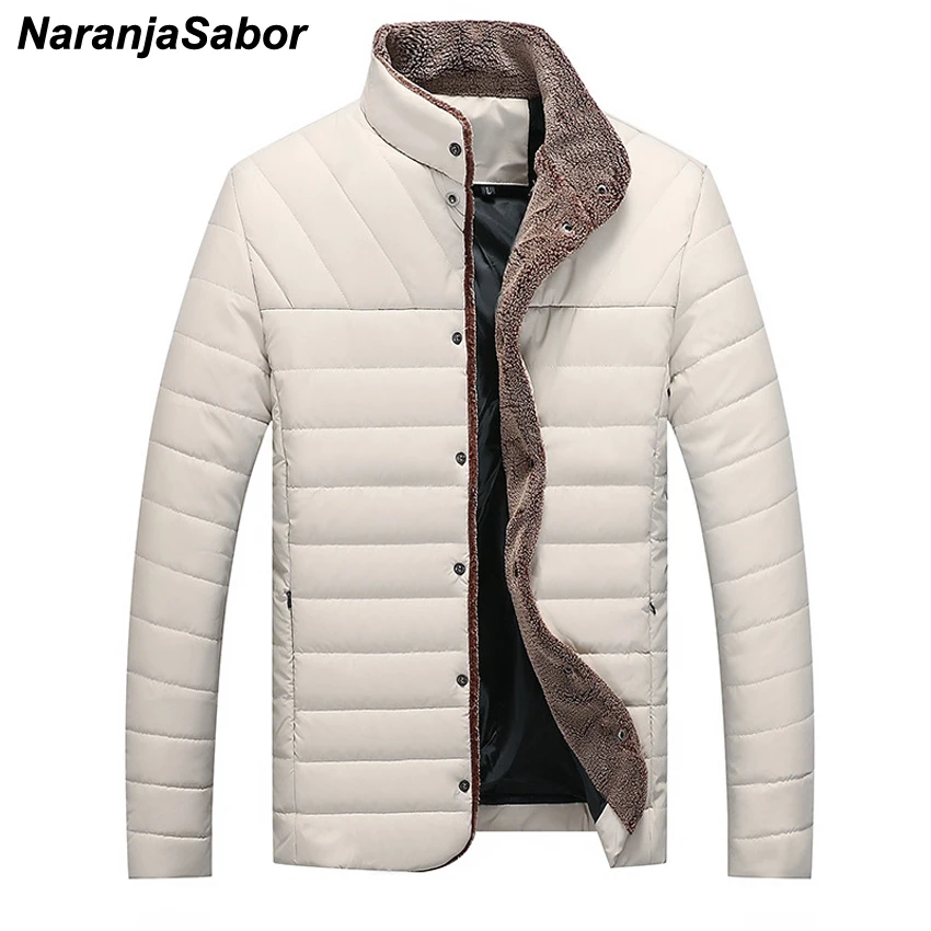 Новая мужская куртка NaranjaSabor на осень зиму 5XL повседневные теплые парки мужские