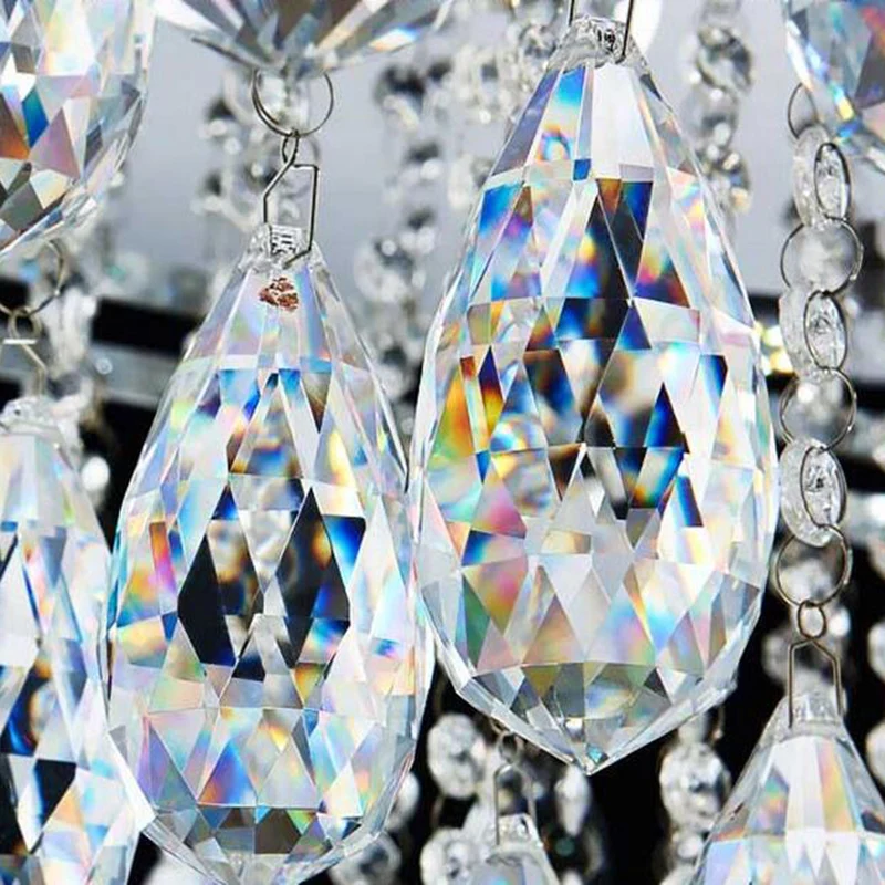 

New large LED Crystal Upscale Chandeliers Lights crystal Luxury hall bedroom living room Chandeliers lamps LED living room hote