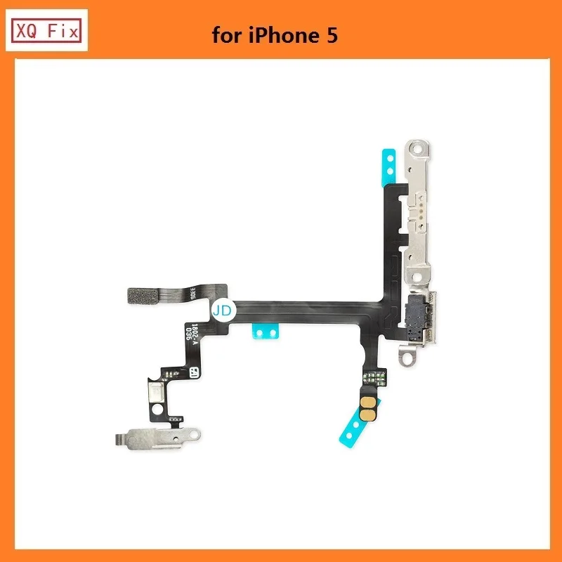 5 шт. кнопки регулировки громкости с кронштейнами для iPhone 6 6s 7 8 Plus X|Шлейфы