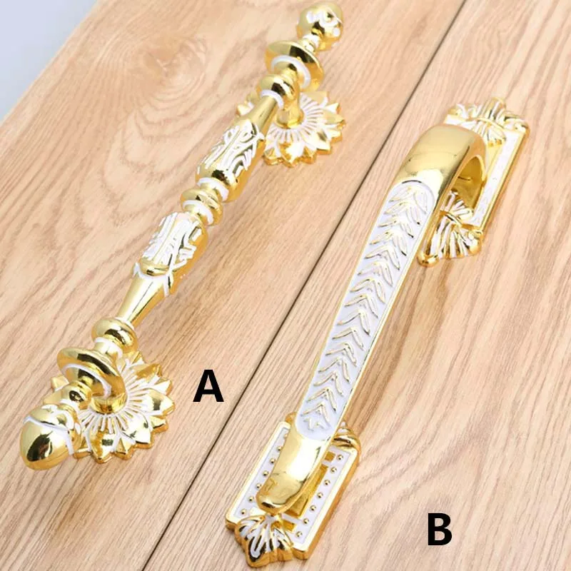 Европейские рукоятки 128 мм золотые ручки для ящиков и шкафов диаметром 2 5 дюйма
