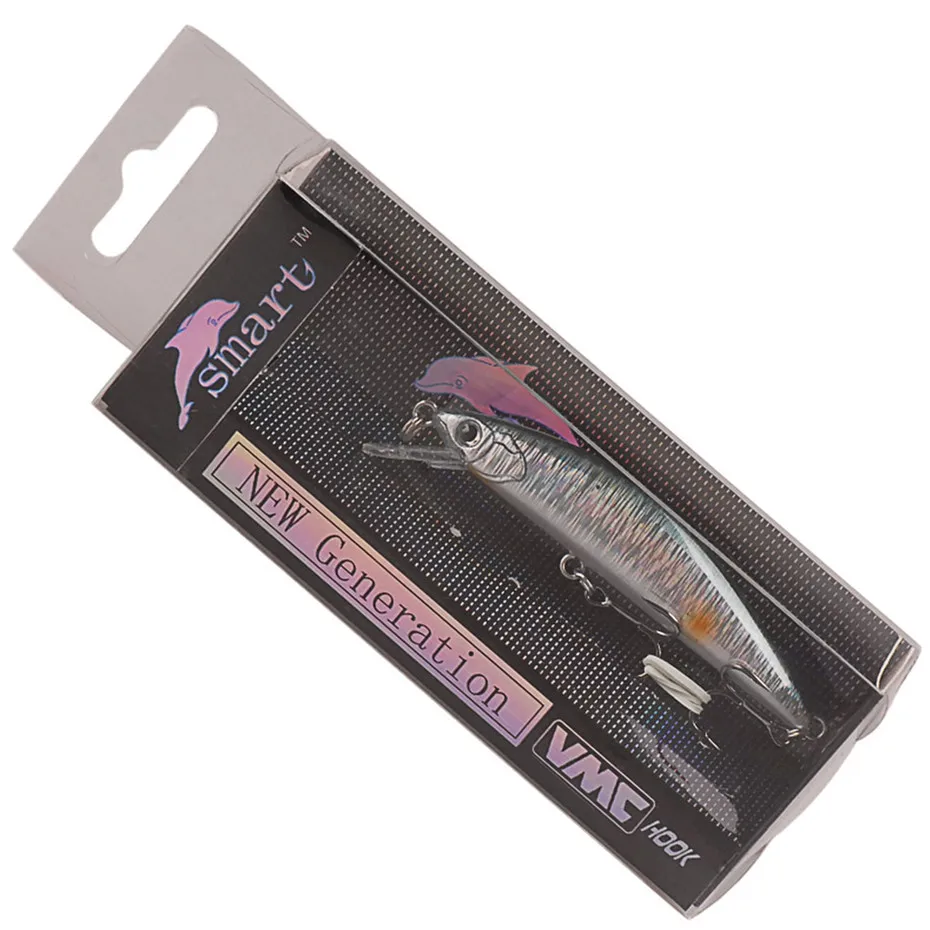 Умная Тонущая приманка в виде гольяна 65 мм/Искусственная жесткая для рыбалки с