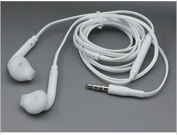 100 шт./лот наушники Handfree 3 5 мм наушники-вкладыши с микрофоном и регулятором