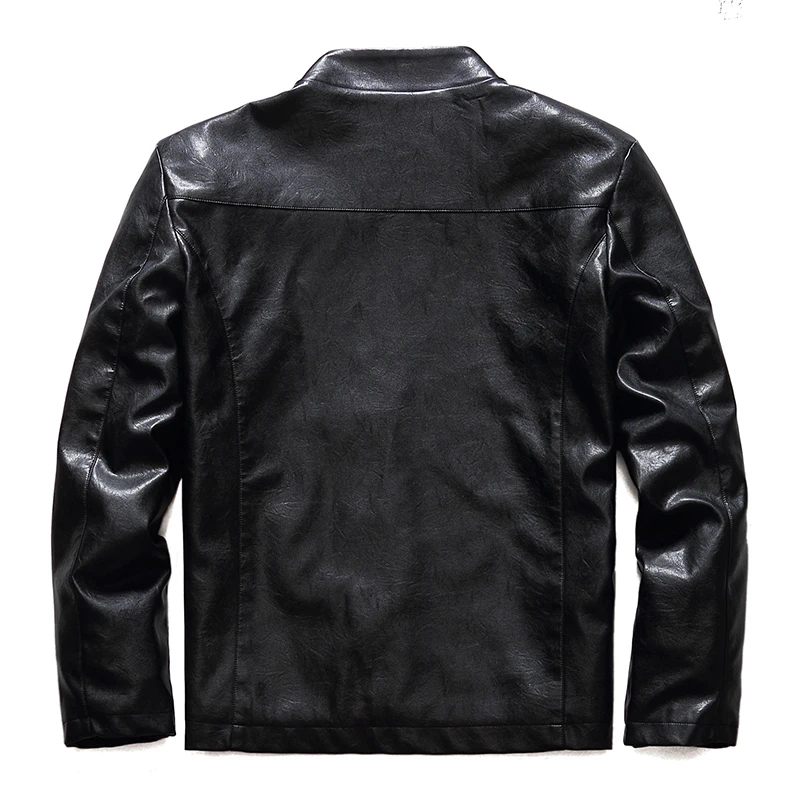 Новинка 2018 кожаная куртка размера плюс 8XL 7XL 6XL 5XL натуральная кожа овчина
