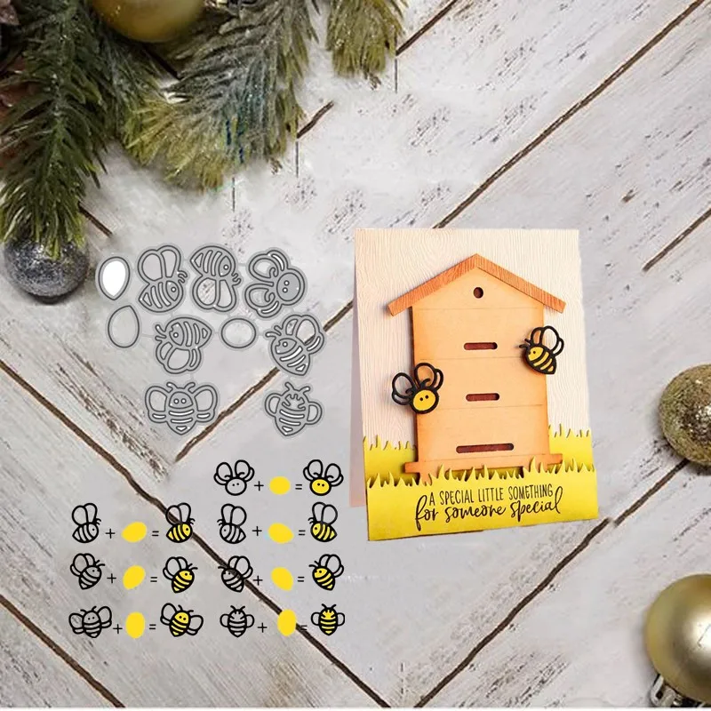 Металлические режущие штампы Многослойные пчелы соты для рукоделия Скрапбукинг