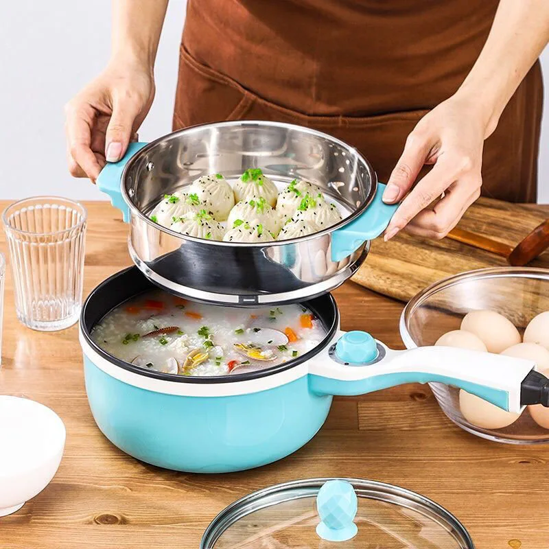 2L Multi-function Electric Skillet Household Non-stick Cookbook Student Artifact Small Power Cooker Wok Frying Pan | Бытовая техника