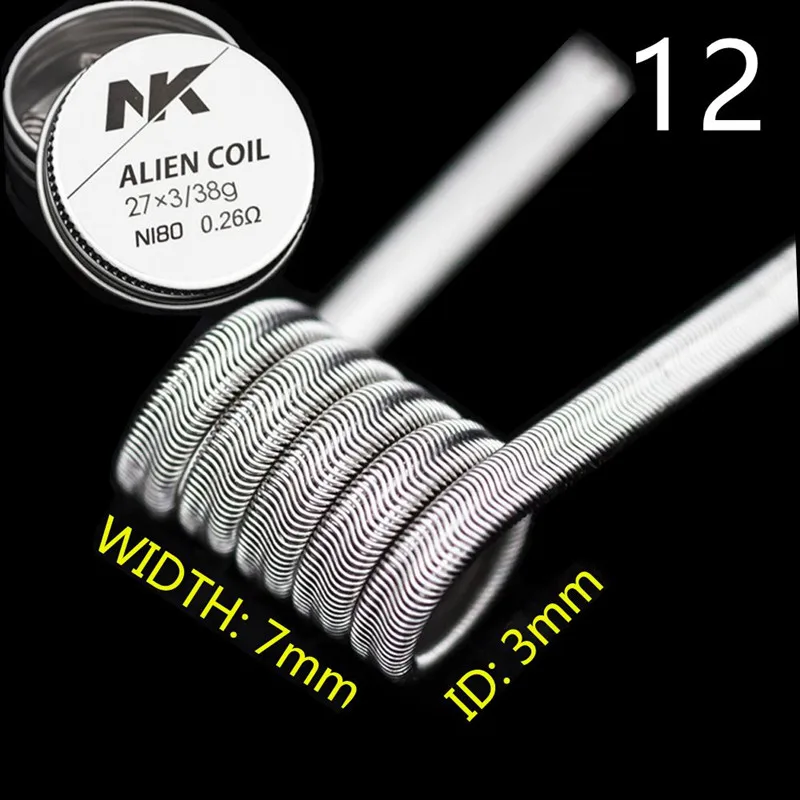 NK поставщик лучшее качество prebuilt SS 316L Ni80 катушка MTL fused clapton скрученная готовая