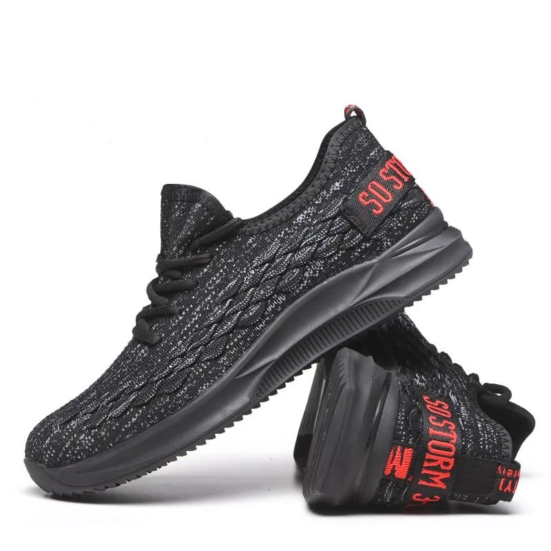 

Safety Work Shoes Boots For Men Male Protective Steel Toe Cap Boots Anti-Smashing Construction Safety Work Sneakers