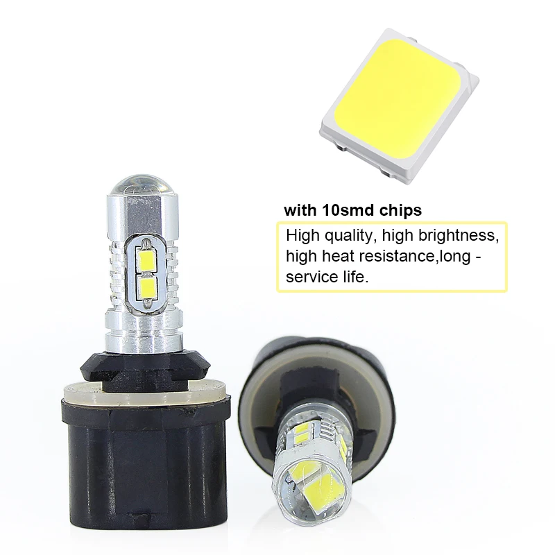 Светодиодсветодиодный лампы SAARMAT 2 * Led H1 H3 H3C H27 880 881 PW24W PWY24W для стайлинга