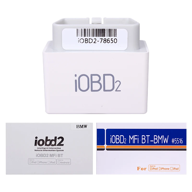 Новейшая модель iOBD2 для диагностический инструмент BMW iPhone/iPad с помощью Bluetooth |