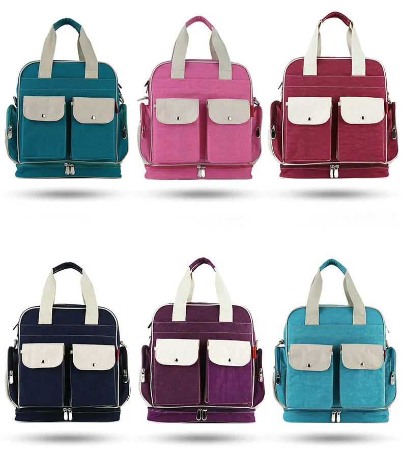 

NEW Mommy Bag Lovely Multicolored Baby Diaper Bag Large-Capacity Fashion Mother's Maternity Bag Baby Stroller Nappy Bag 10056